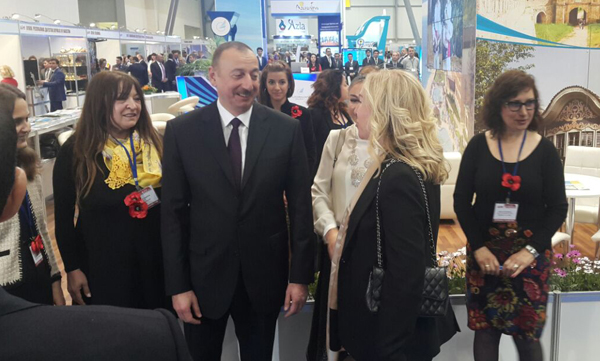 İlham Aliyev Alanya standında