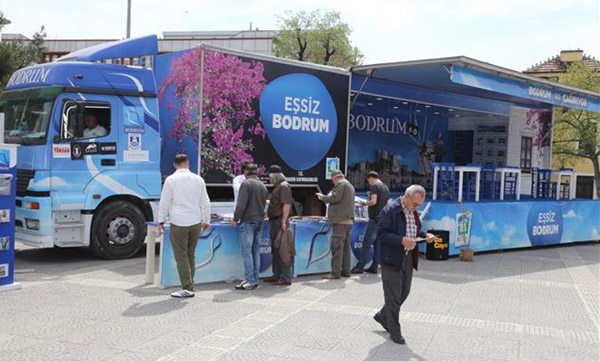 Bodrum Tanıtım TIR'ı yüz binlere ulaştı