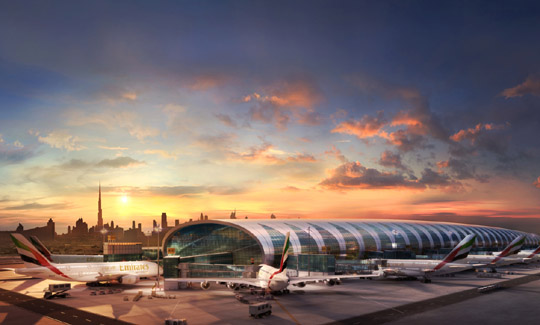 Emirates, özel terminalinden ilk uçuşunu gerçekleştirdi