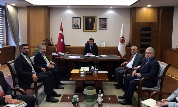 TÜRSAB heyeti Bakan Zeybekçi'yi ziyaret etti