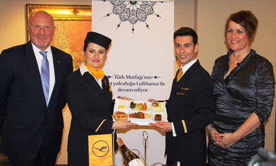 Lufthansa, Türk Mutfağı'nı dünyaya taşıyacak