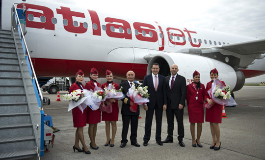 AtlasJet'in Adana seferleri başladı