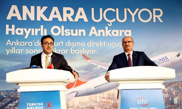 THY'den Ankara'ya yeni direkt hatlar