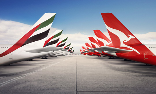 Emirates ile Qantas ortaklığında onay süreci başladı