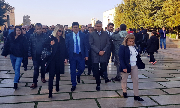TÜRSAB Başkan adayları Anıtkabir'de