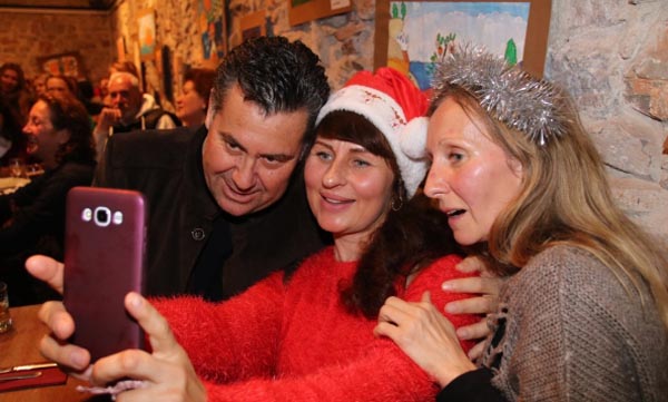 Bodrum'da yaşayan yabancılar Noel kutlamasında buluştu