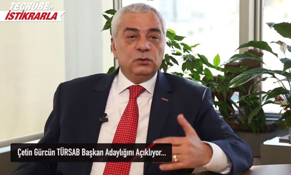 Çetin Gürcün, TÜRSAB Başkanlığı'na adaylığını açıkladı