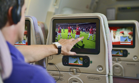Emirates uçuşlarında canlı yayın maç keyfi