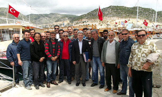 Günübirlik yatçılar dertli