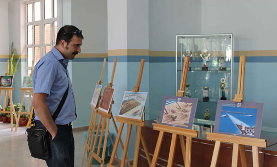 Turizm karikatürleri sergisi Eskişehir'de açıldı