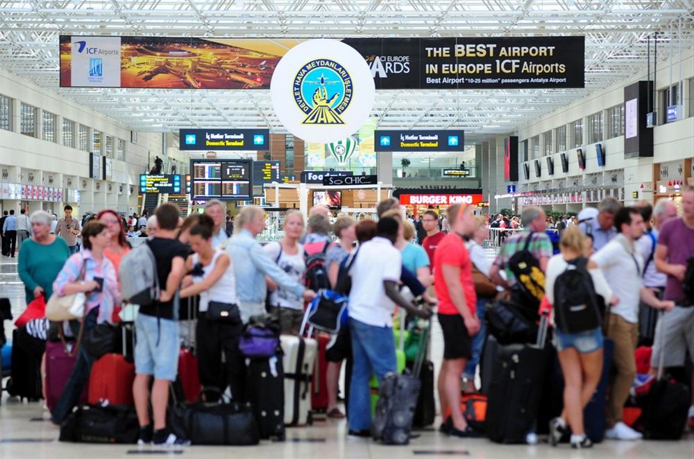Antalya'ya 6 ayda gelen turist sayısı yüzde 8 arttı