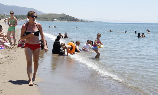 Ege sahillerinde güvenli tatil