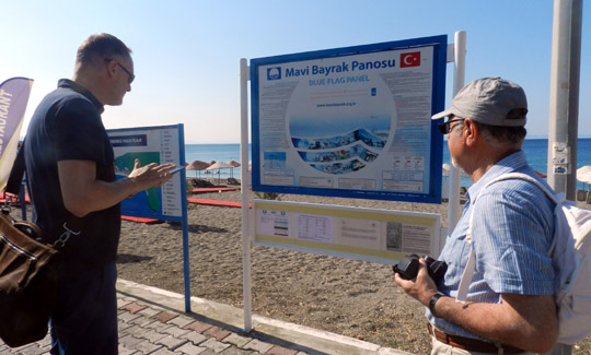 Sakin şehrin plajlarına uluslararası denetim