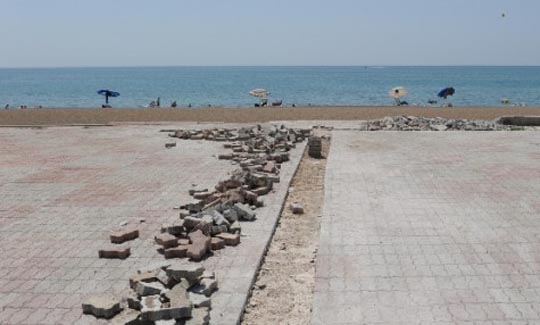 Antalya'da engelliler için engelsiz plaj