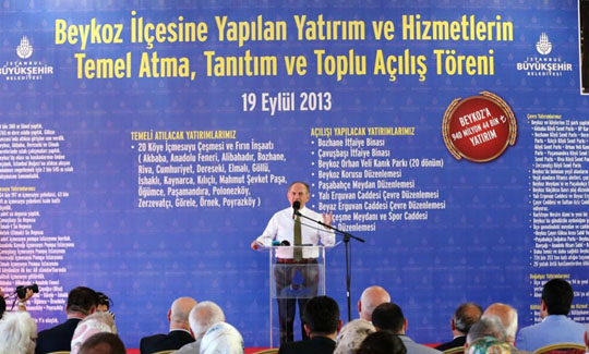 Topbaş: ''Taksim Meydanı ağaçlandırılacak''