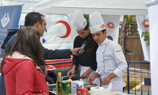 12. Kapadokya Yemek Festivali Göreme'de başladı