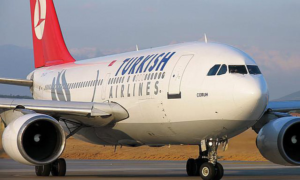 THY uçağında