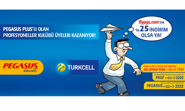 Pegasus'tan Turkcell'li profesyonelleri