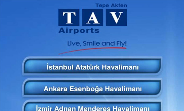 TAV Mobile ile havalimanında gerçek zamanlı rehberlik hizmeti