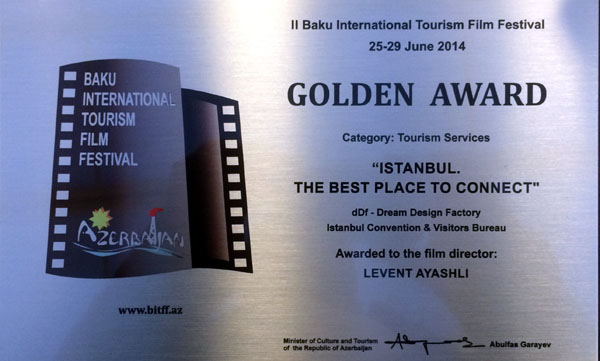 İstanbul tanıtım filmine bir ödül daha