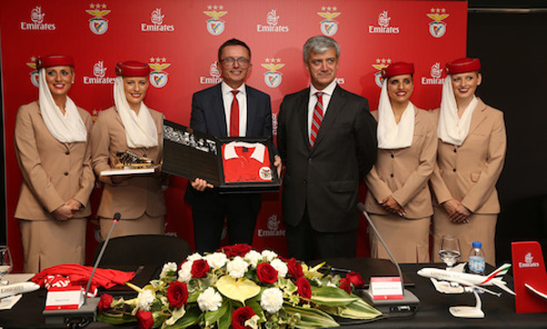 Emirates, Portekiz devi Benfica'nın resmi havayolu