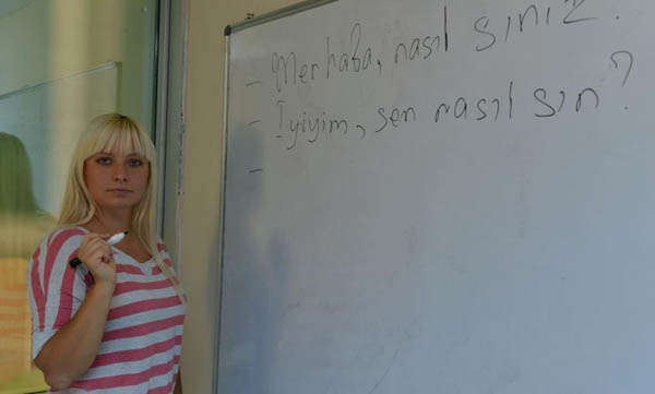 Konyaaltı'nda Rus'lar Türkçe öğreniyor