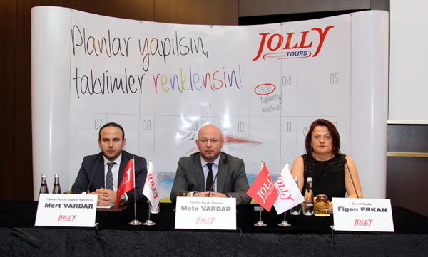 Jolly Tur, 2015'de yüzde 25 büyümeyi hedefliyor