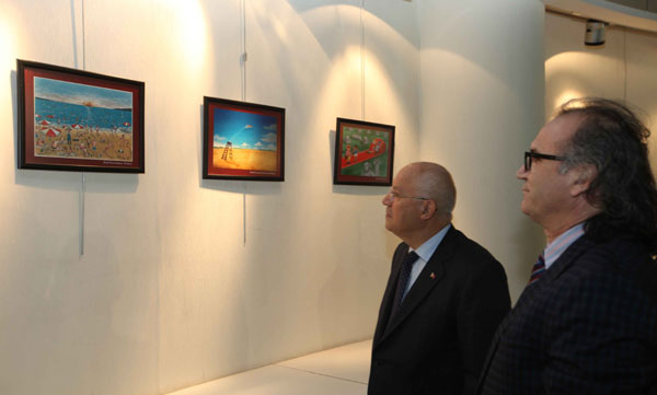 Turizm Karikatürleri Yarışması'nın sergisi Ankara'da açıldı