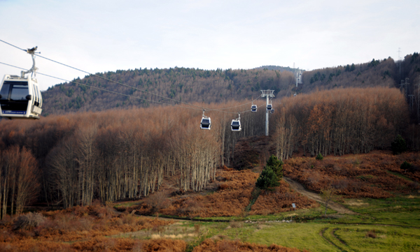 Dünyanın en uzun teleferiği yılbaşında hizmette'