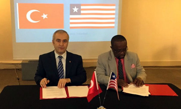 Liberya'ya uçuş kapısı açıldı