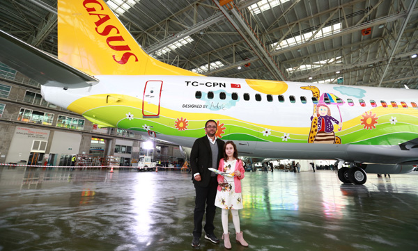 Pegasus'un en yeni uçağı, Ada'nın hayaliyle renklendi