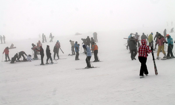 Erciyes'te Kayak Sezonu Uzadı