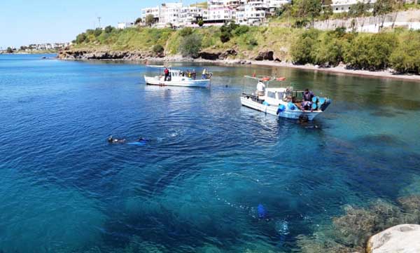 Dalgıçlar, Akyarlar Koyu'nu temizledi
