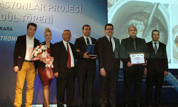 Gaziantep'e '2015 Yılı Ulusal Destinasyonu' ödülü
