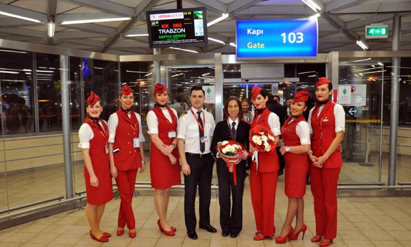Atlasglobal, Trabzon'a İlk Uçuşunu Gerçekleştirdi