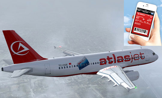 Atlasjet, Passbook uygulamasını hayata geçirdi