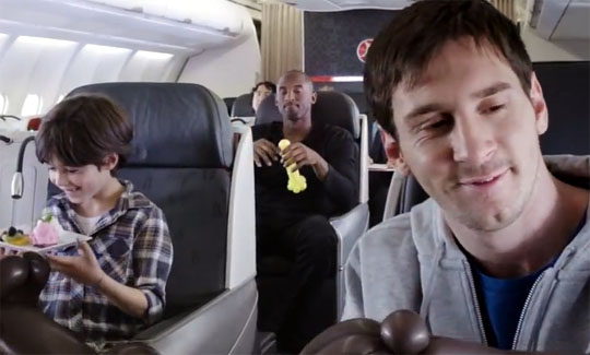 İşte THY'nin Kobe Bryant ve Lionel Messi'li reklam filmi