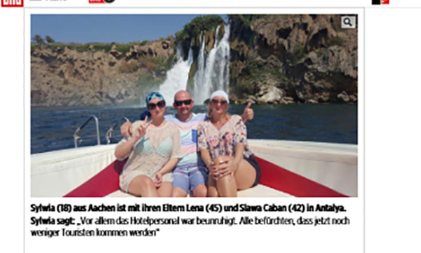 Bild: Antalya güvenli, tatil güzel