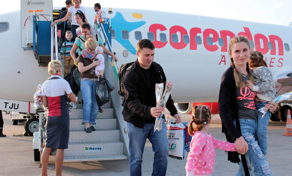 Corendon Rusya'dan Türkiye'ye ilk uçuşunu gerçekleştirdi