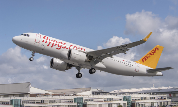 Pegasus'un misafir sayısı yüzde 7,4 arttı