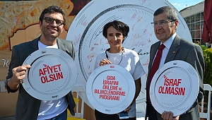 Açık büfelerde israf olmasın