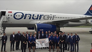 Onur Air'in Ohrid seferleri başladı
