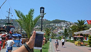 Turizm beldesi Alanya'da ücretsiz wi-fi dönemi başladı