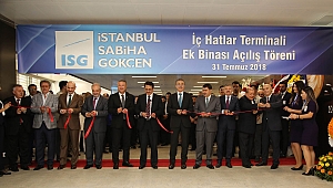 İSG Yeni İç Hatlar Terminal binası açıldı