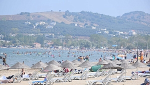 Bursa'nın plajları, 3 ayda 2 milyonu aşkın turisti ağırladı
