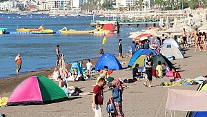 Halk plajında çadıra yasak devam edecek