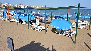 Mersin sahilleri yüzde 100 doluluk oranını aştı