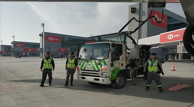 Dünyanın en büyük yakıt ikmal sistemi İstanbul Havalimanı'nda