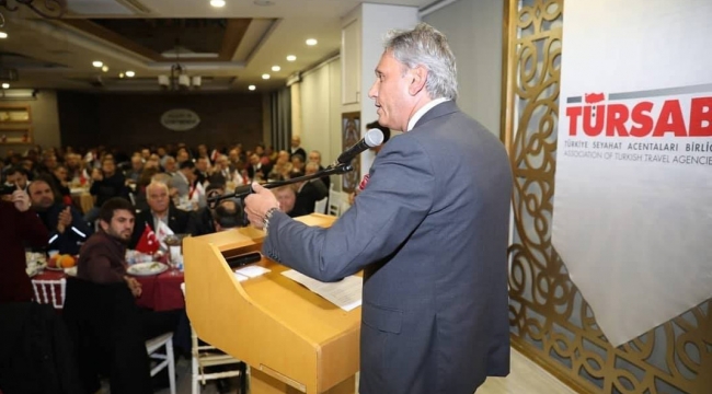 Firuz Bağlıkaya, Alanya'da acentalarla istişare toplantısı yaptı