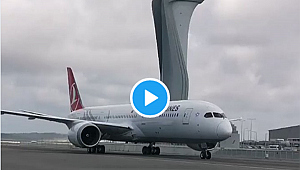 THY'nin ilk 'rüya' uçağı İstanbul'a indi